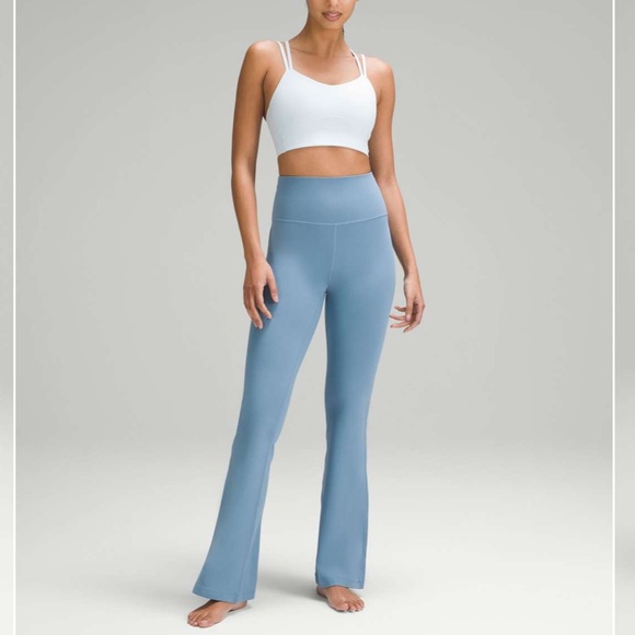 lululemon athletica Pants - LULULEMON Groove Super High Rise Flared Pant in Utility Blue Size 2